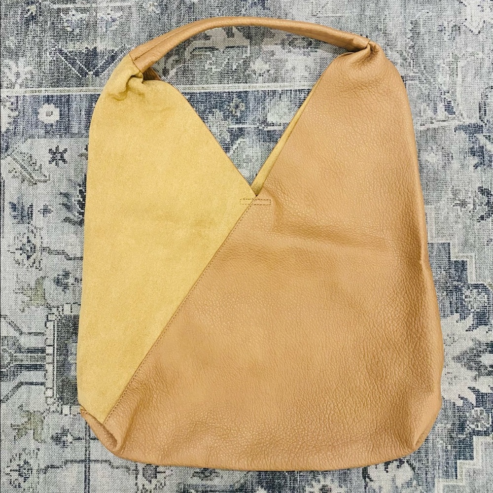 NEW SHIRALEAH TAN VEGAN LEATHER TOTE BAG